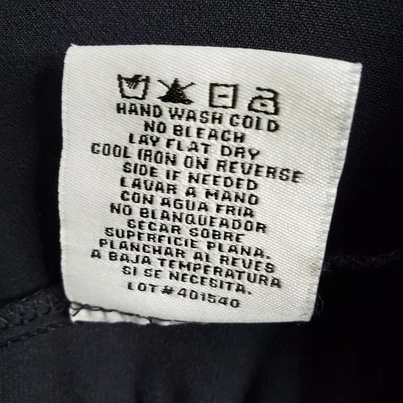 R&M Richards Size 20W Dress Pullover Stretch Fluid Jersey Midi Crystal Navy - Picture 10 of 11